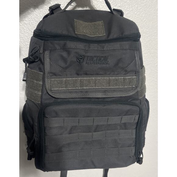 Tactical Performance Black Large Backpack Bag Heavy Duty Range Gear - Picture 2 of 8